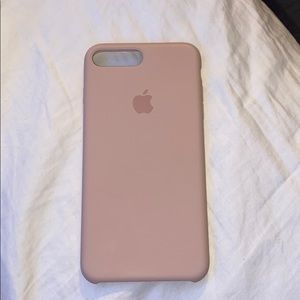Light pink Apple IPhone case fits 6/7/8 plus